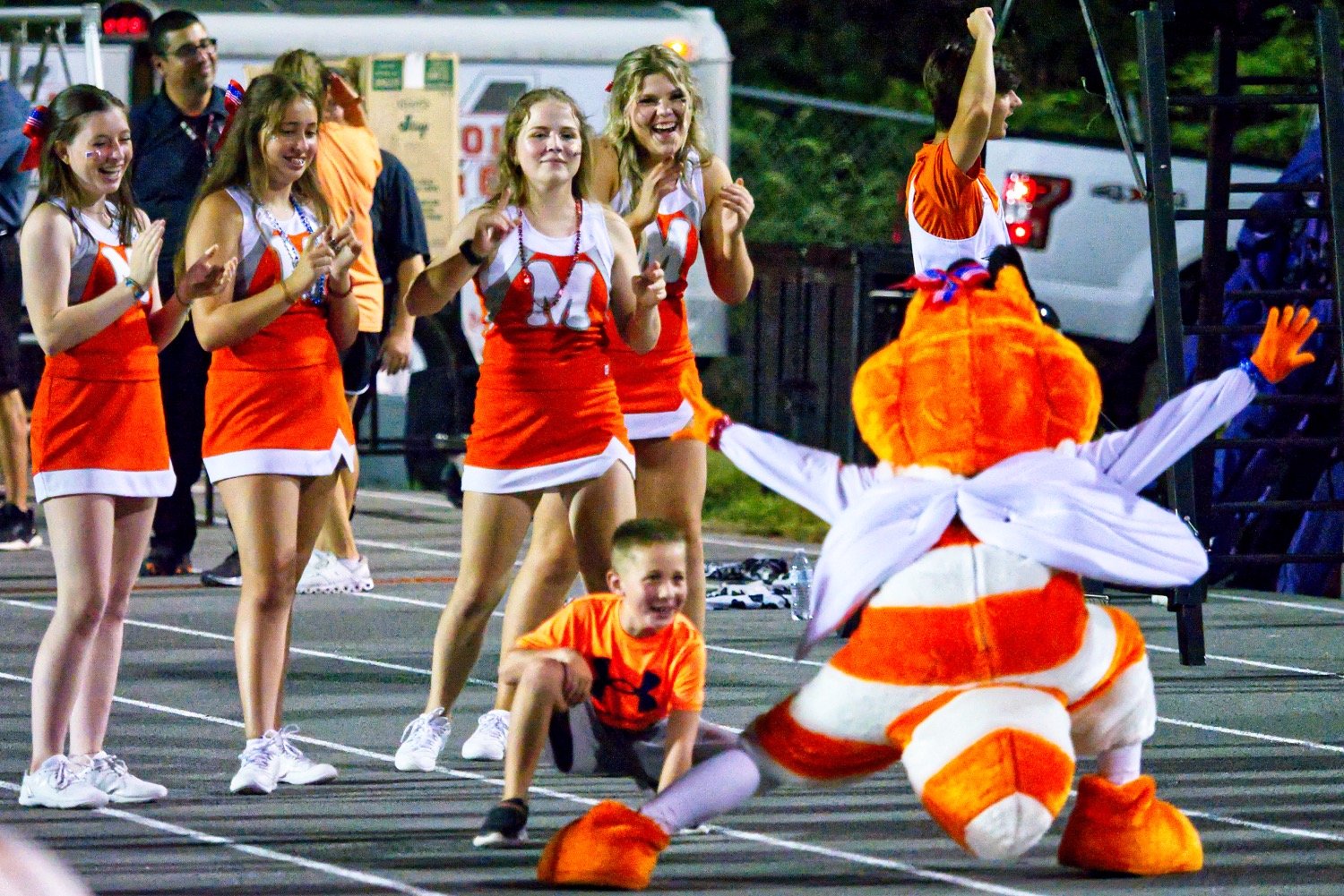 There's always a Buzz on the Mineola sidelines.